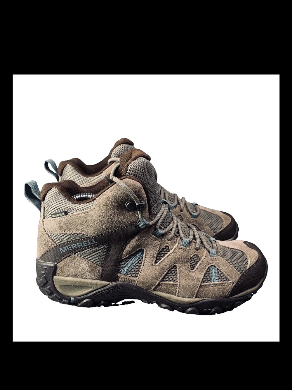 Merrell Deverta 2 Mid Ventilated Waterproof Leather Hiking Boots Women 9 J034744